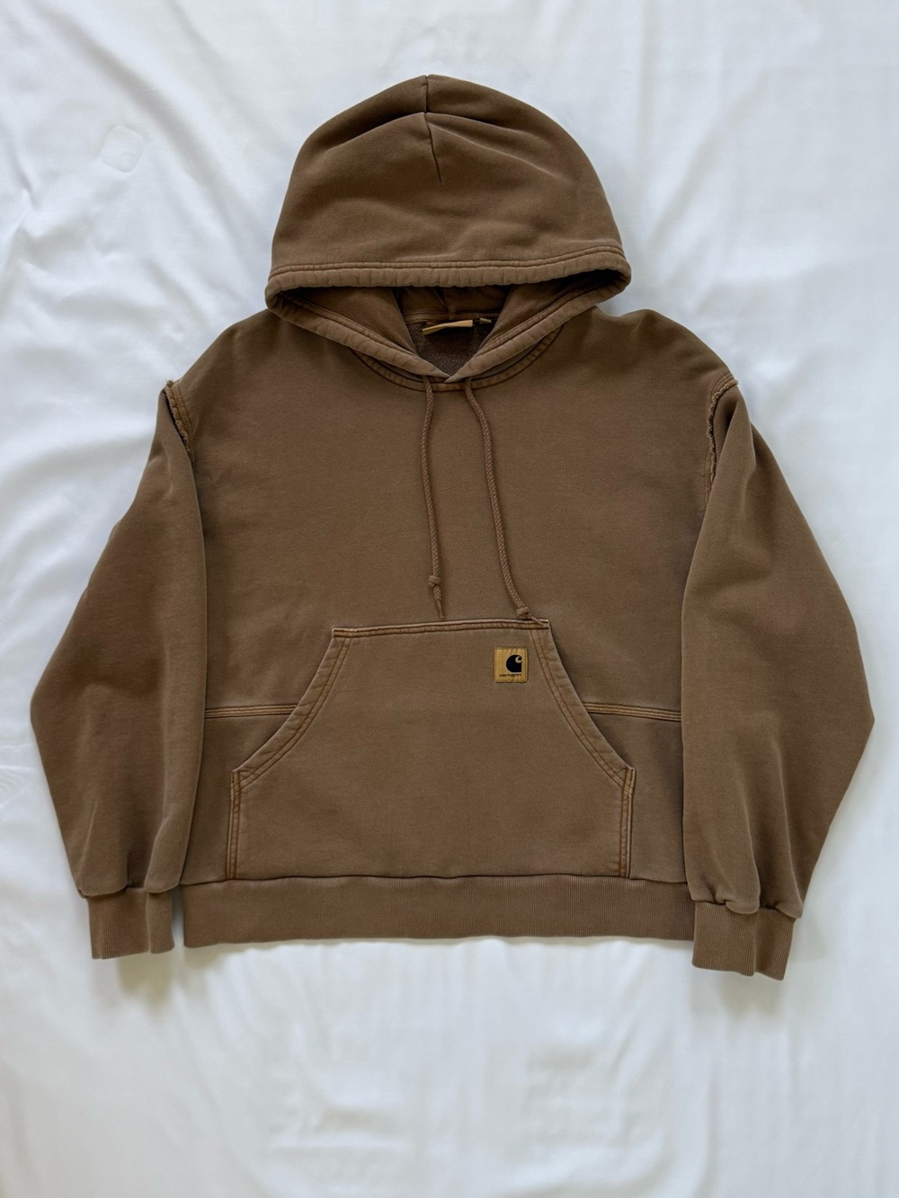 Carhartt Brown Hooded Pullover Sweatshirt